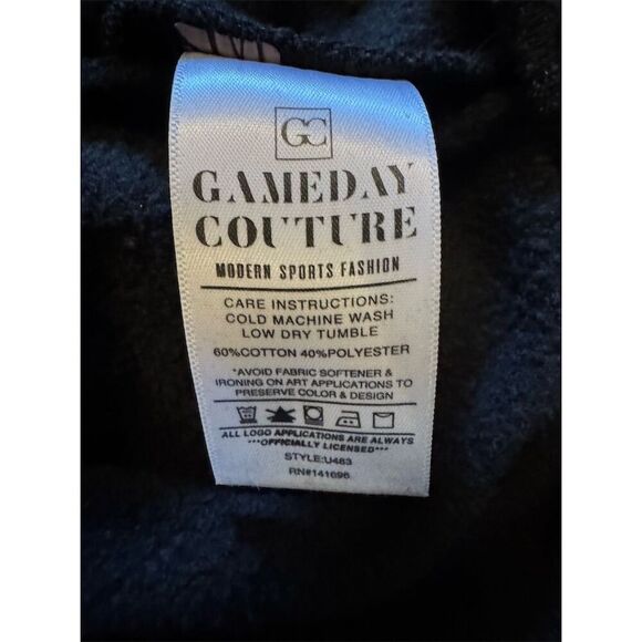 Detroit Lions Women's Oversized Crewneck Pullover Gray Sweatshirt Size Small - Picture 8 of 8